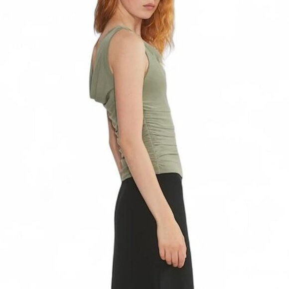 Aritzia Green Cowl Neck Y2K Top - Picture 8 of 10